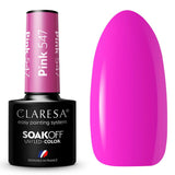 Claresa vernis gel uv led 5ml rose 547 jardin ensoleillé