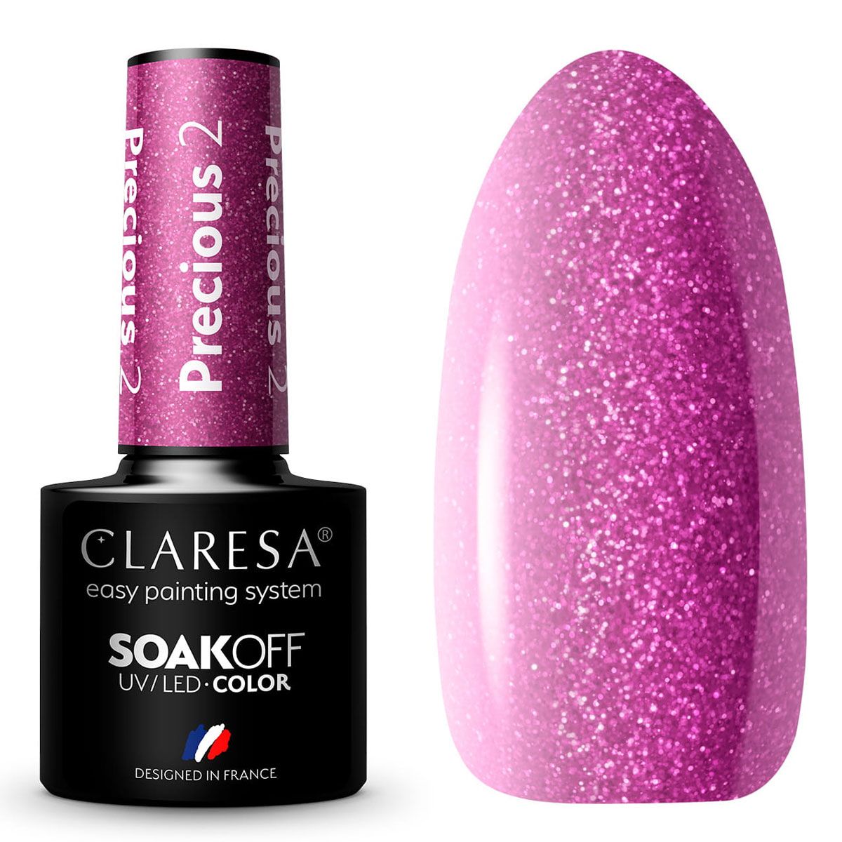 Claresa Vernis Gel UV LED 5 ml Précieux PS2