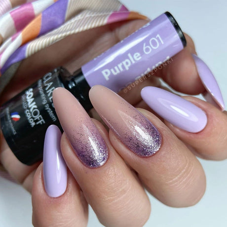 Claresa vernis gel uv led 5ml violet 601 voyage en ballon