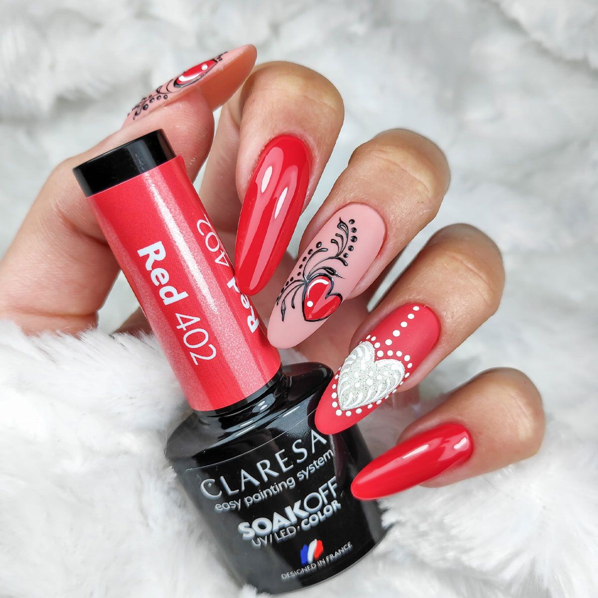 Claresa Vernis Gel UV LED 5 ml Rouge 402 Savanna Vibes