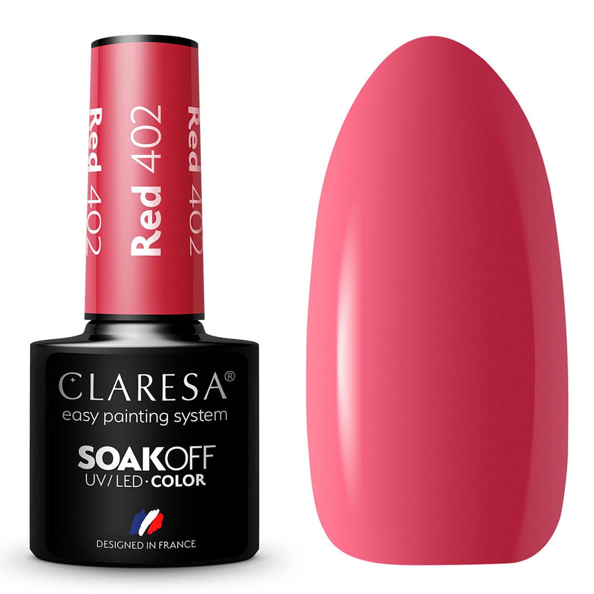 Claresa Vernis Gel UV LED 5 ml Rouge 402 Savanna Vibes
