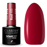 Claresa vernis gel uv led 5 ml rouge 418 emmène-moi à la rivière