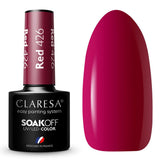 Claresa vernis gel uv led 5ml rouge 426 baies pleines