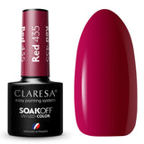 Claresa vernis gel uv led 5ml rouge 435 sentiments chaleureux