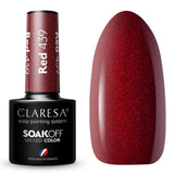 Claresa vernis gel uv led 5ml rouge 439 sentiments chaleureux