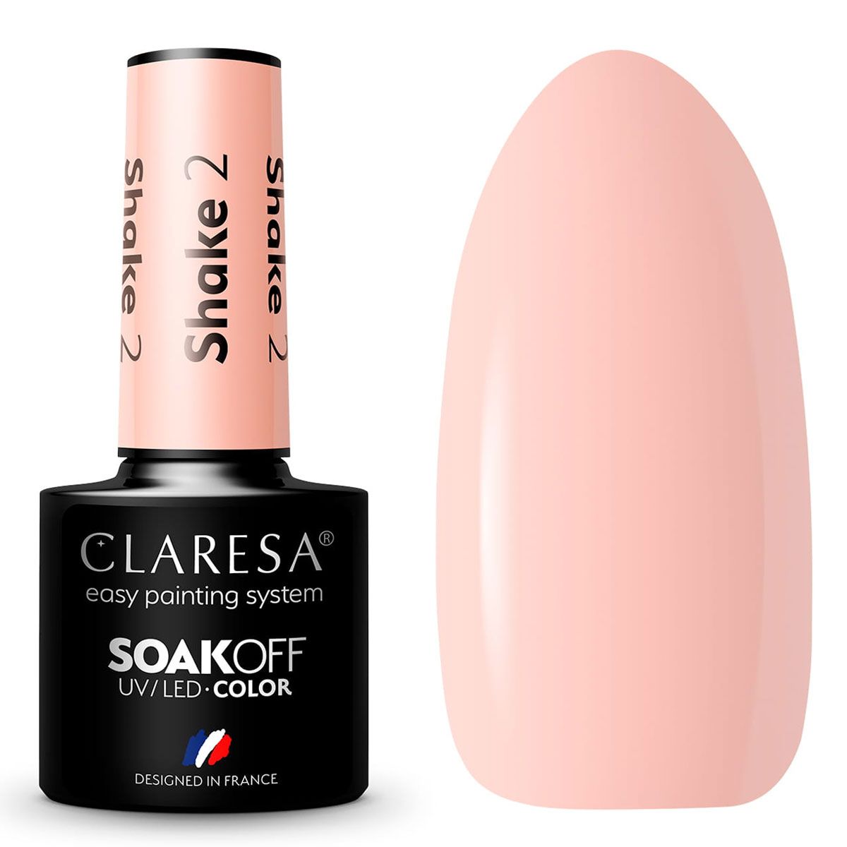 Claresa Vernis Gel UV LED 5 ml Secouer 2