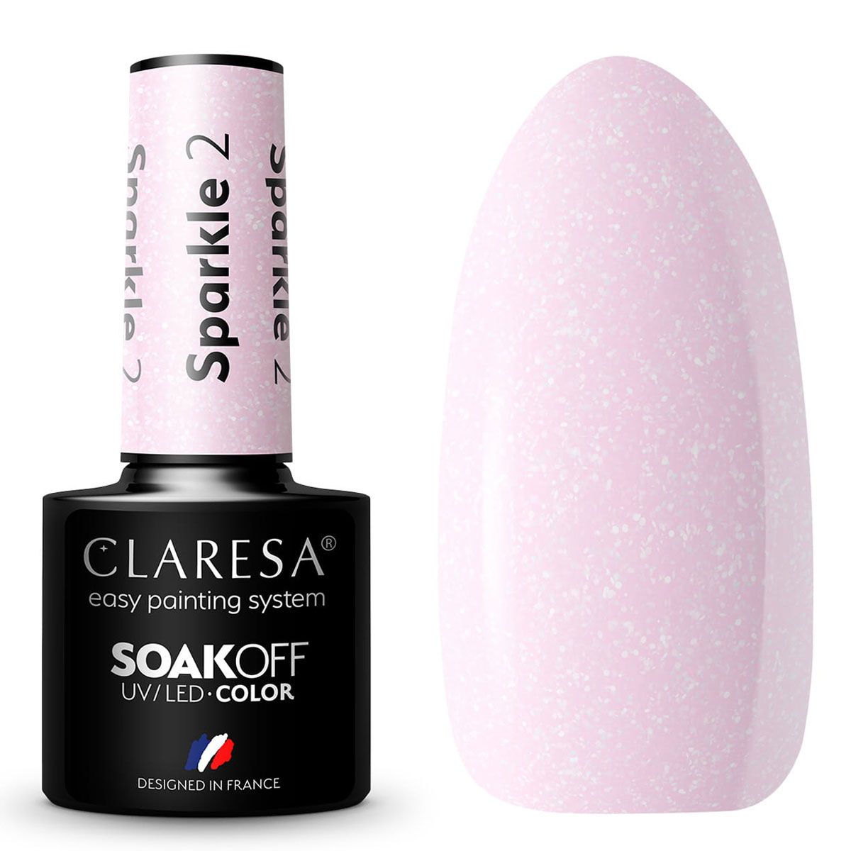 Claresa Vernis Gel UV LED 5 ml Sparkle 2