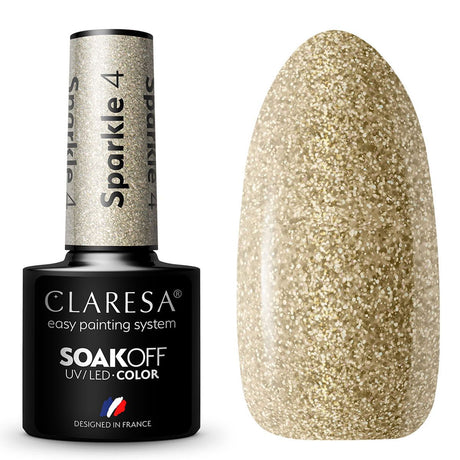 Claresa Vernis Gel UV LED 5 ml Sparkle 4