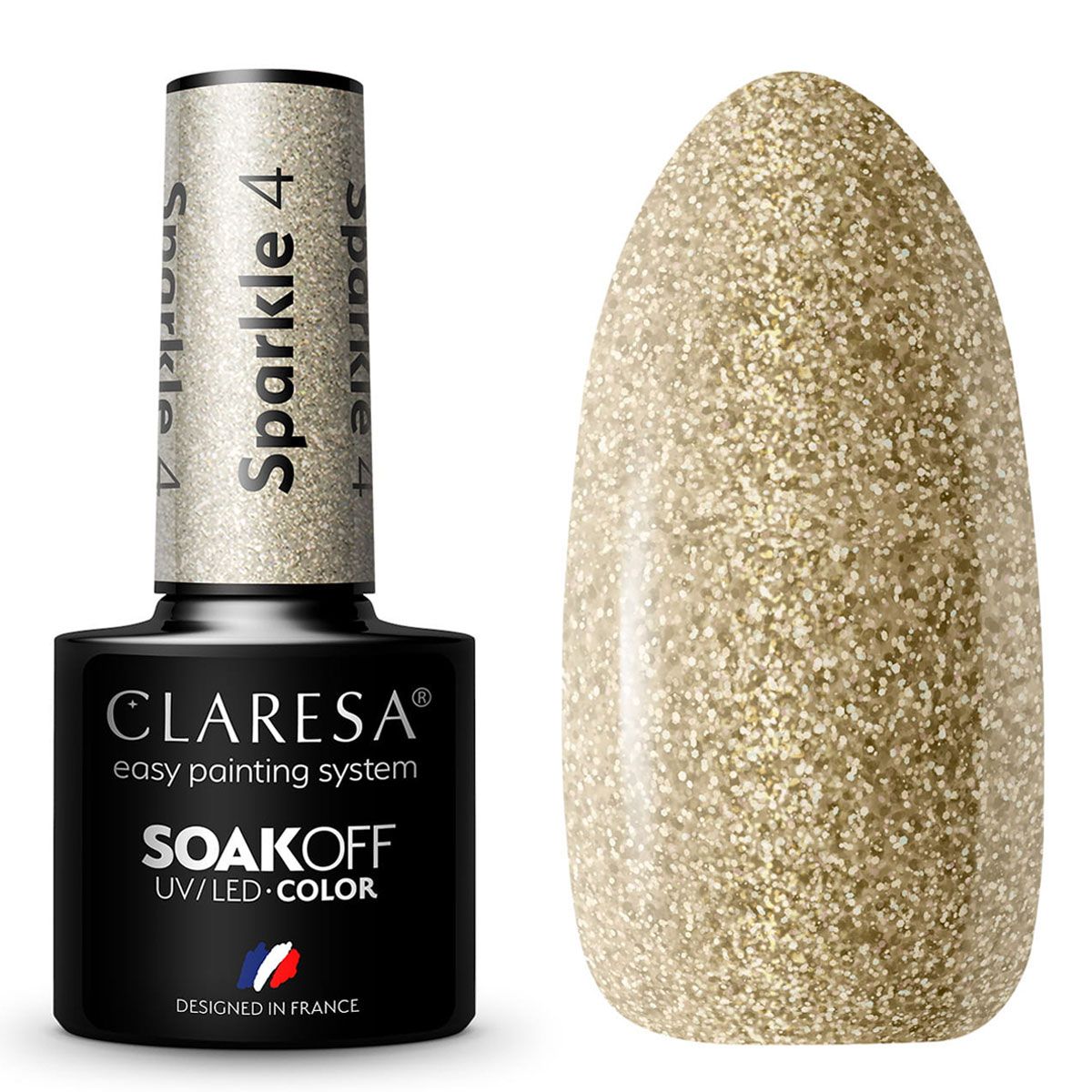 Claresa Vernis Gel UV LED 5 ml Sparkle 4
