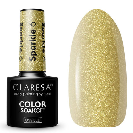 Claresa Vernis Gel UV LED 5 ml Sparkle 6