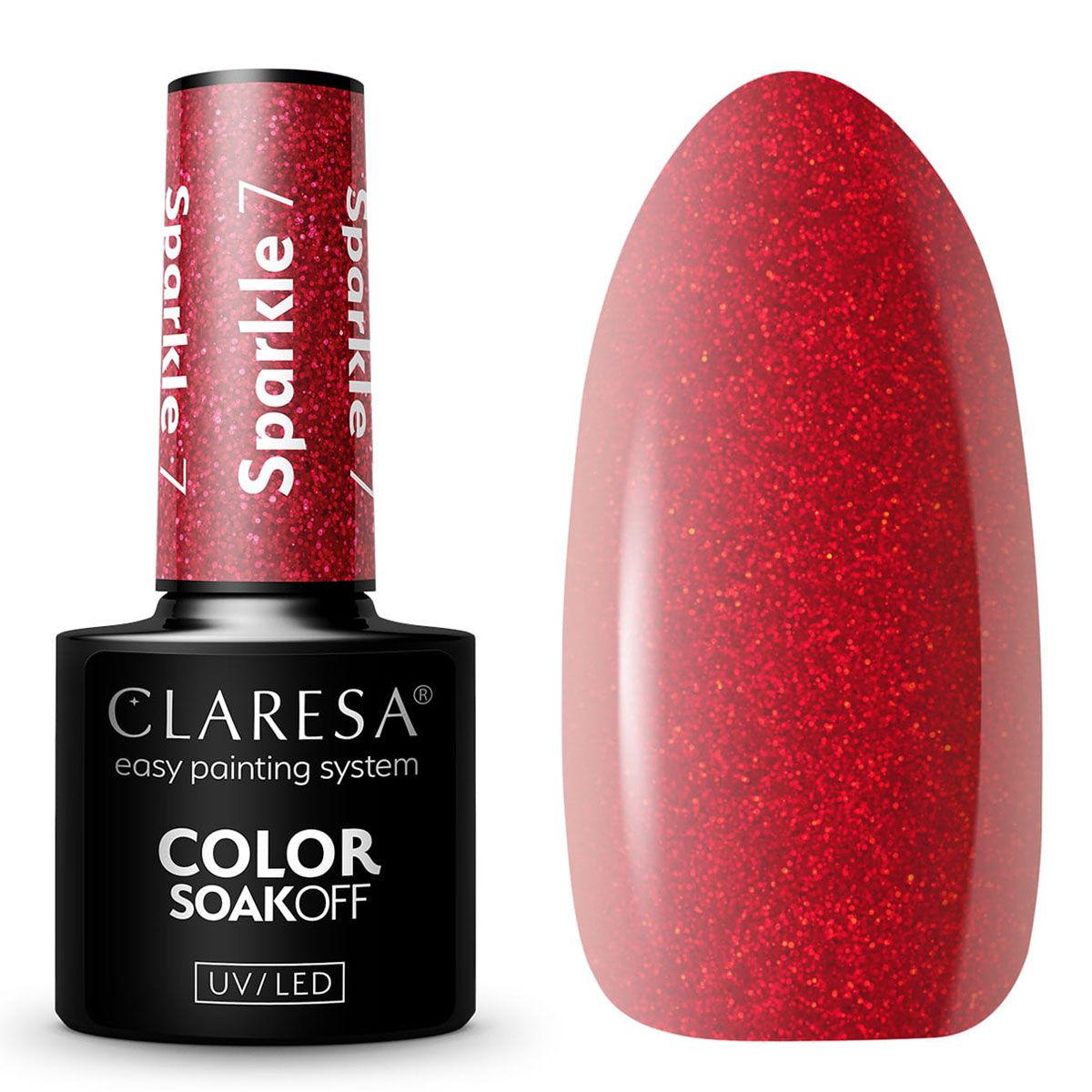 Claresa Vernis Gel UV LED 5 ml Sparkle 7