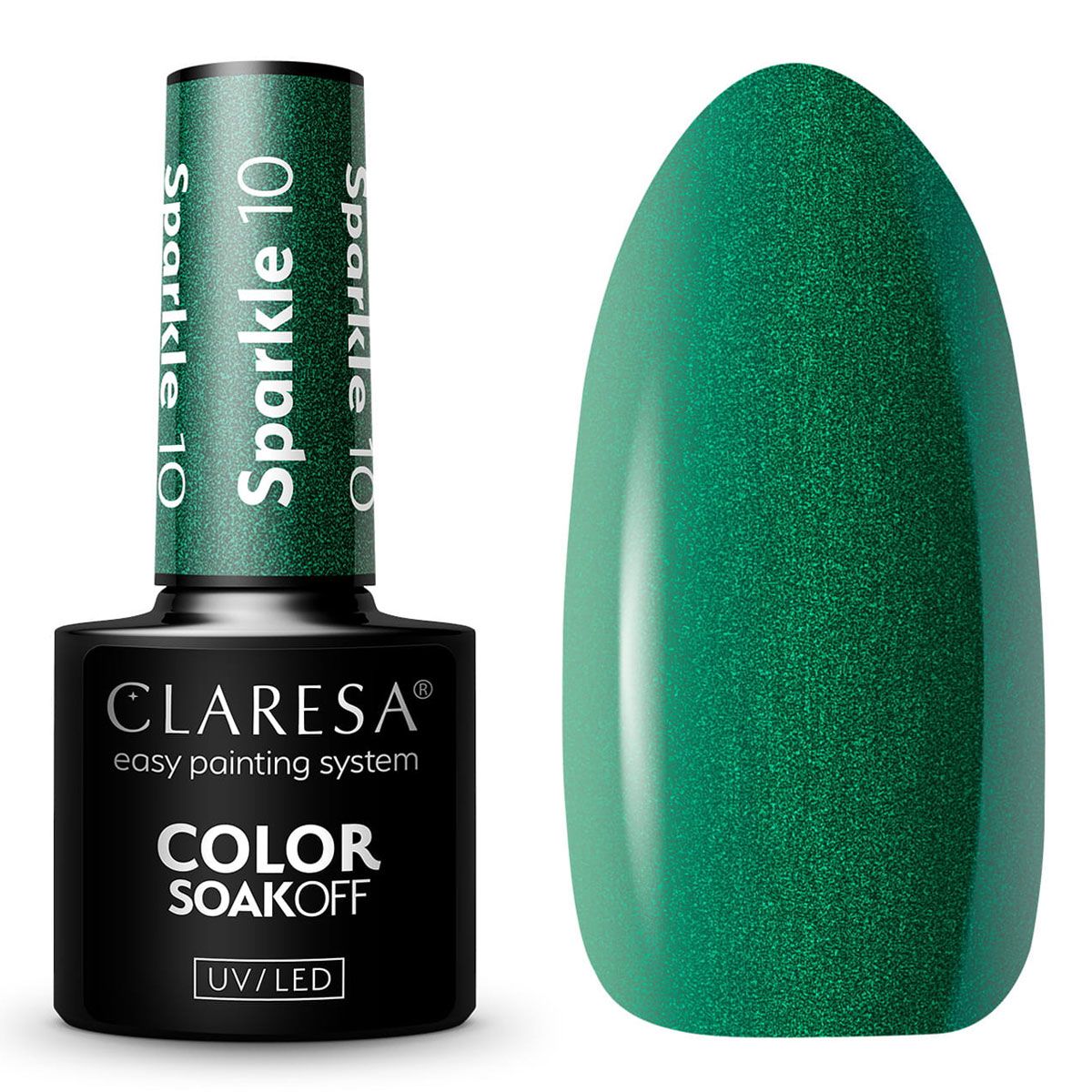 Claresa Vernis Gel UV LED 5 ml Sparkle 10