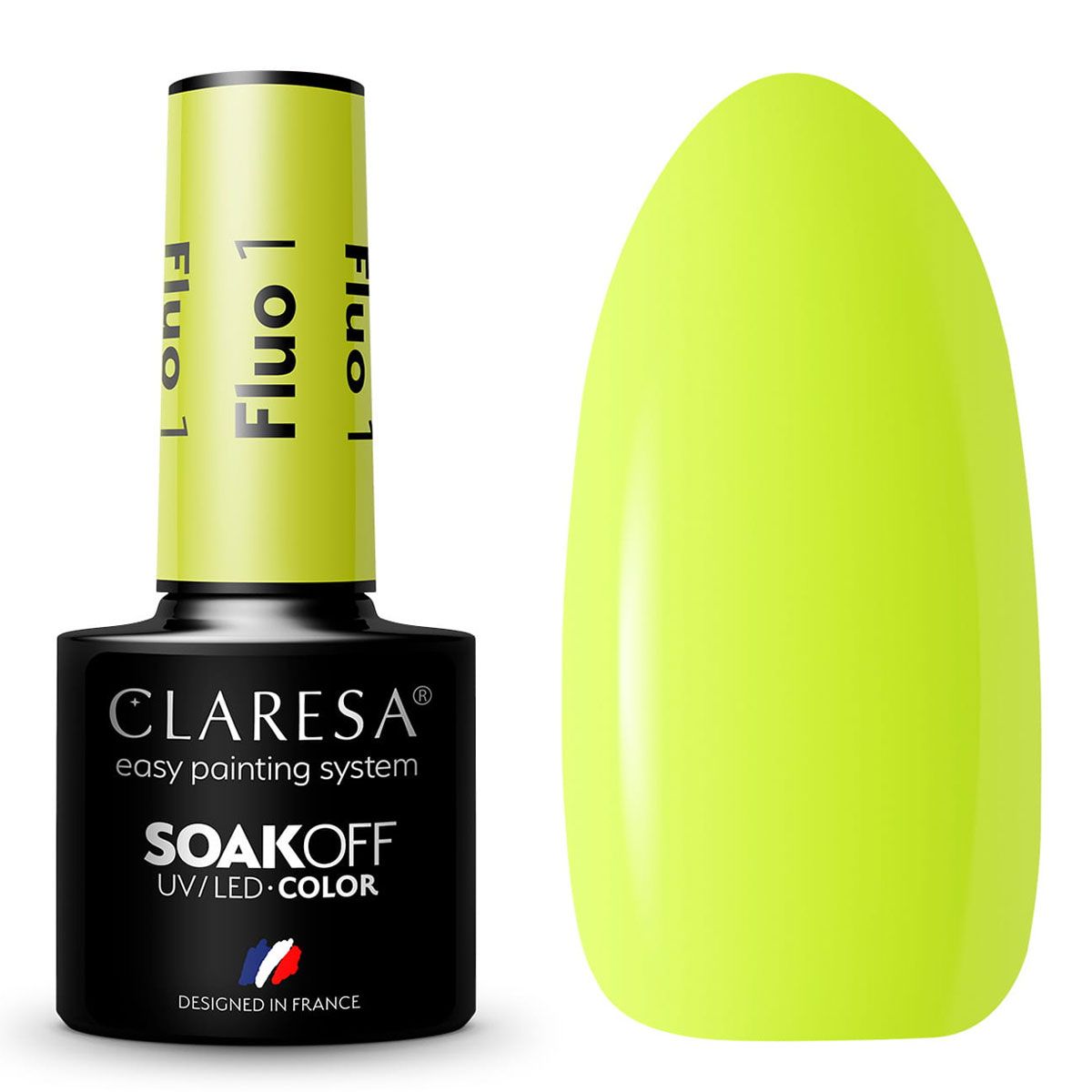 Claresa Vernis Gel UV LED 5ml Fluo 1
