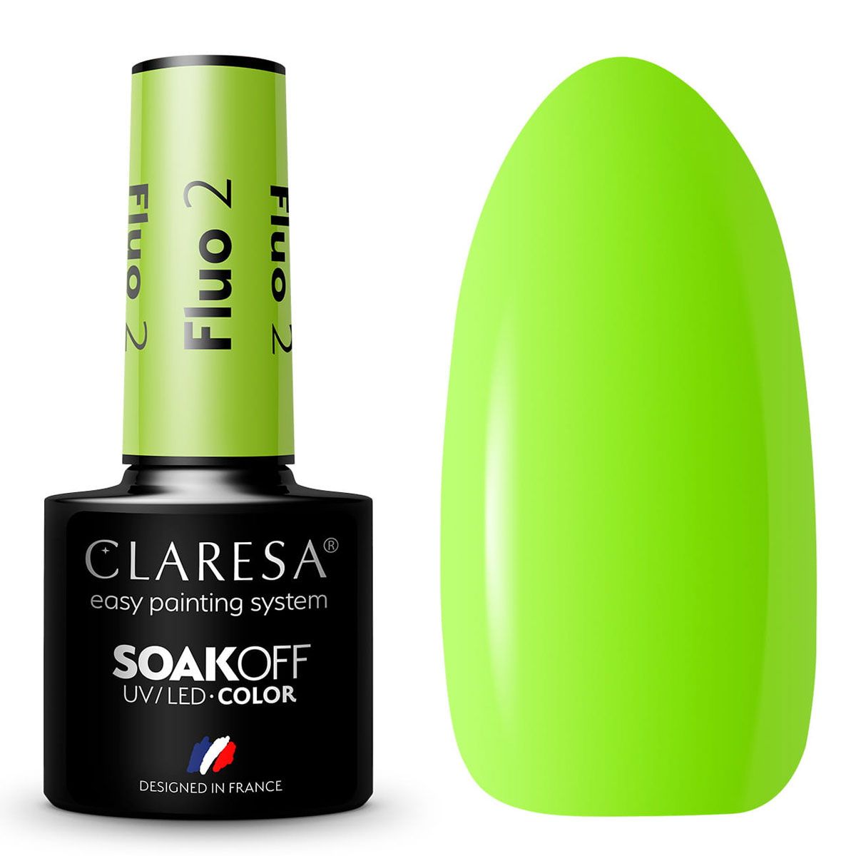 Claresa Vernis Gel UV LED 5 ml Fluo 2