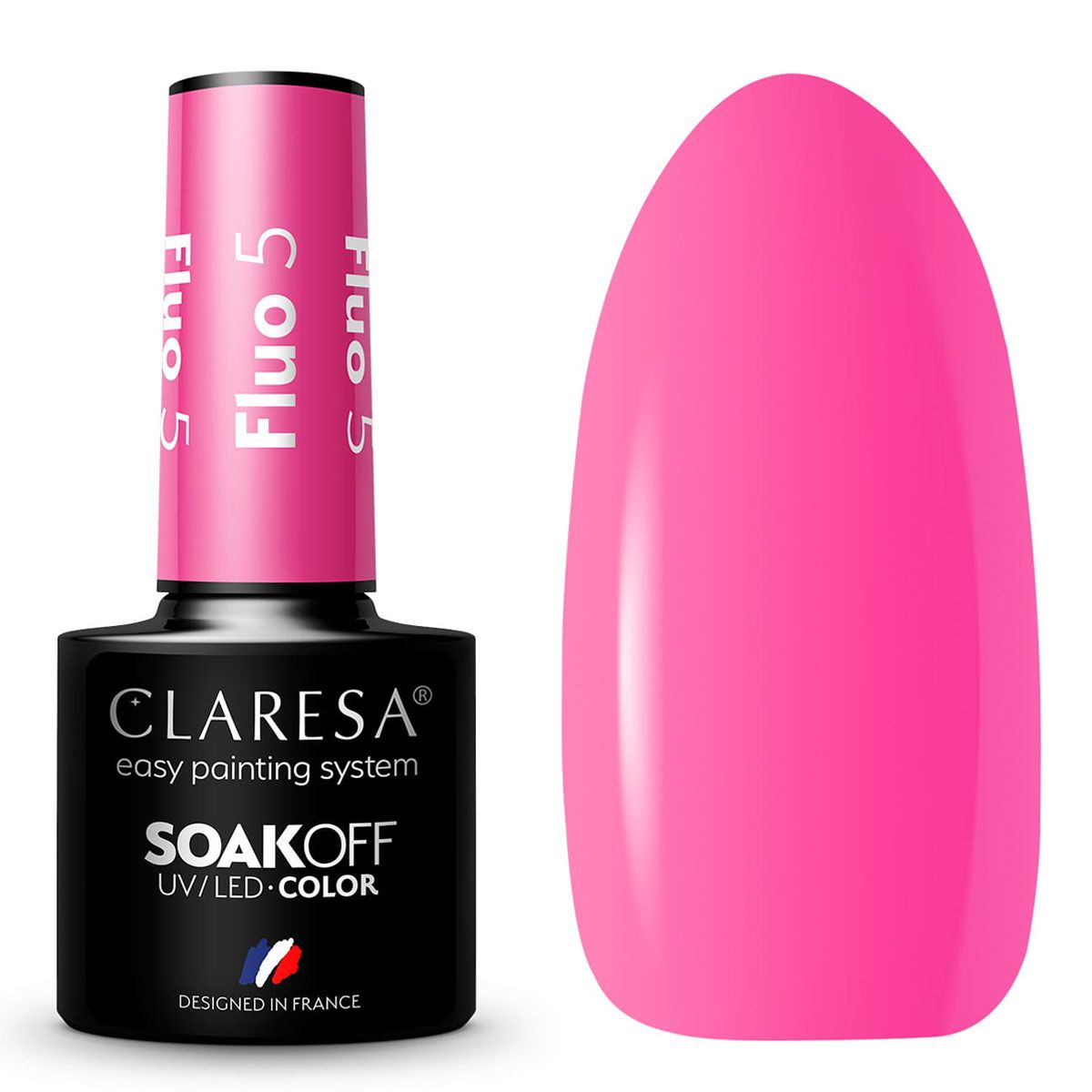 Claresa Vernis Gel UV LED 5 ml Fluo 5