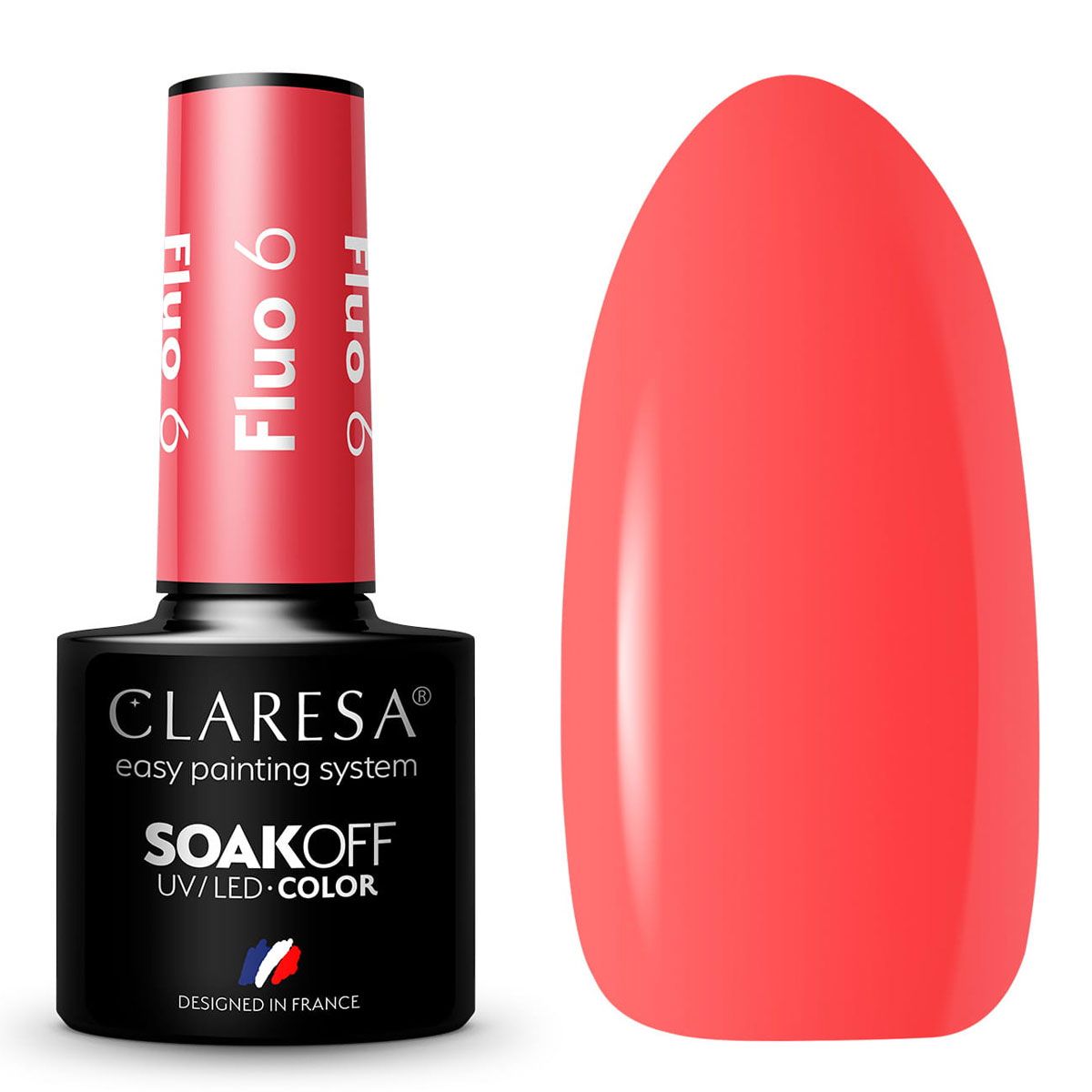 Claresa Vernis Gel UV LED 5 ml Fluo 6