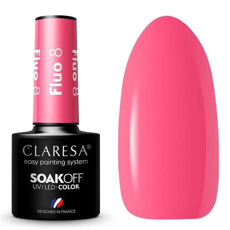 Claresa Vernis Gel UV LED 5 ml Fluo 8