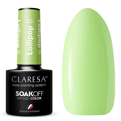 Claresa Vernis Gel UV LED 5 ml Sucette 8