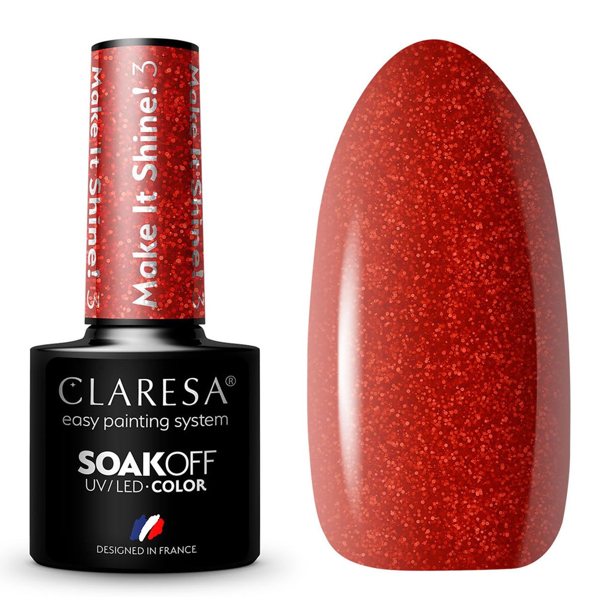 Claresa Vernis Gel UV LED 5 ml Make It Shine 3