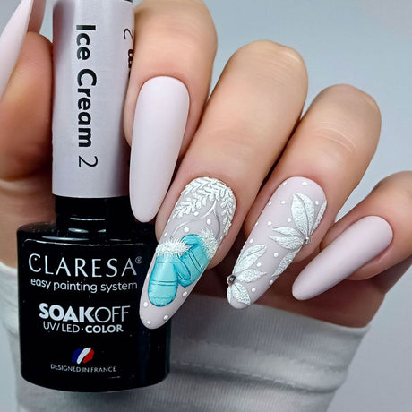 Claresa Vernis Gel UV LED 5 ml Crème Glacée 2