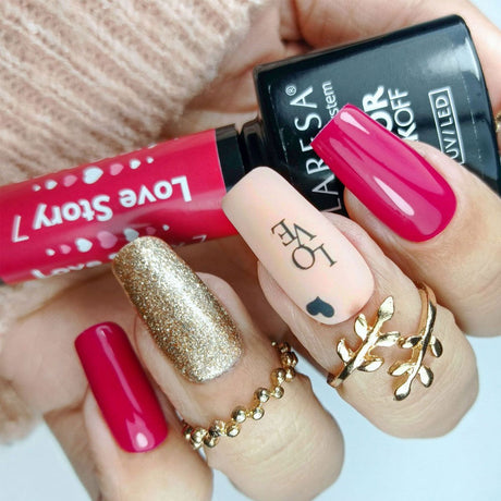 Claresa vernis gel uv led 5ml histoire d'amour 7