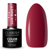 Claresa vernis gel uv led 5ml histoire d'amour 8
