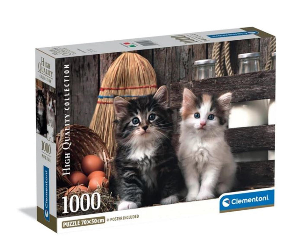 Puzzle Clementoni - chatons mignons, 1000 pcs.