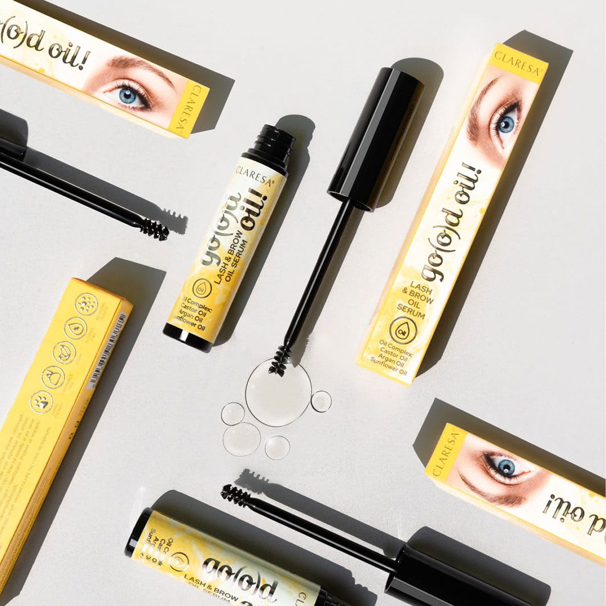 Claresa va(o)d l'huile ! sérum huile pour cils et sourcils 8gr