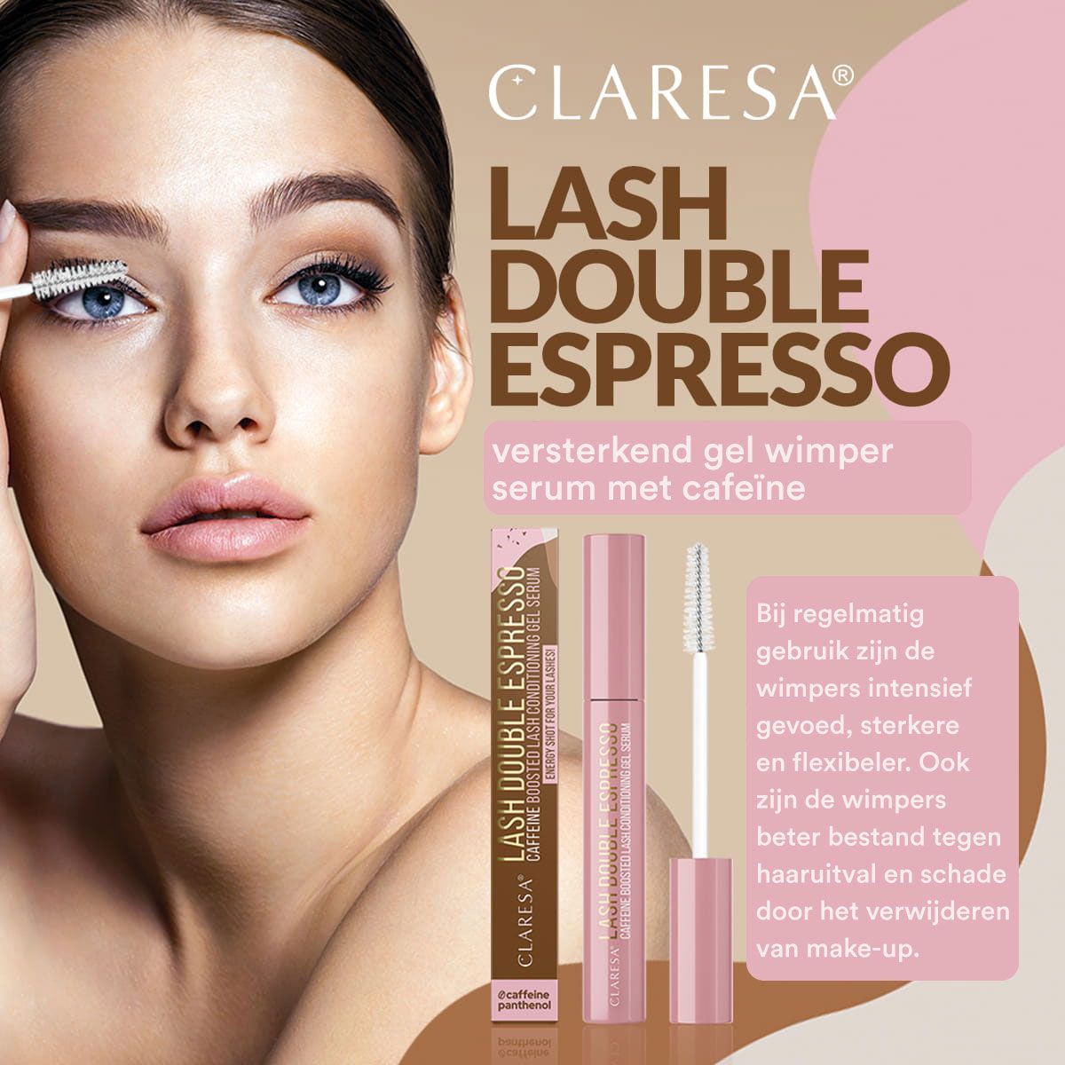 Claresa lash double expresso sérum pour cils 10gr.