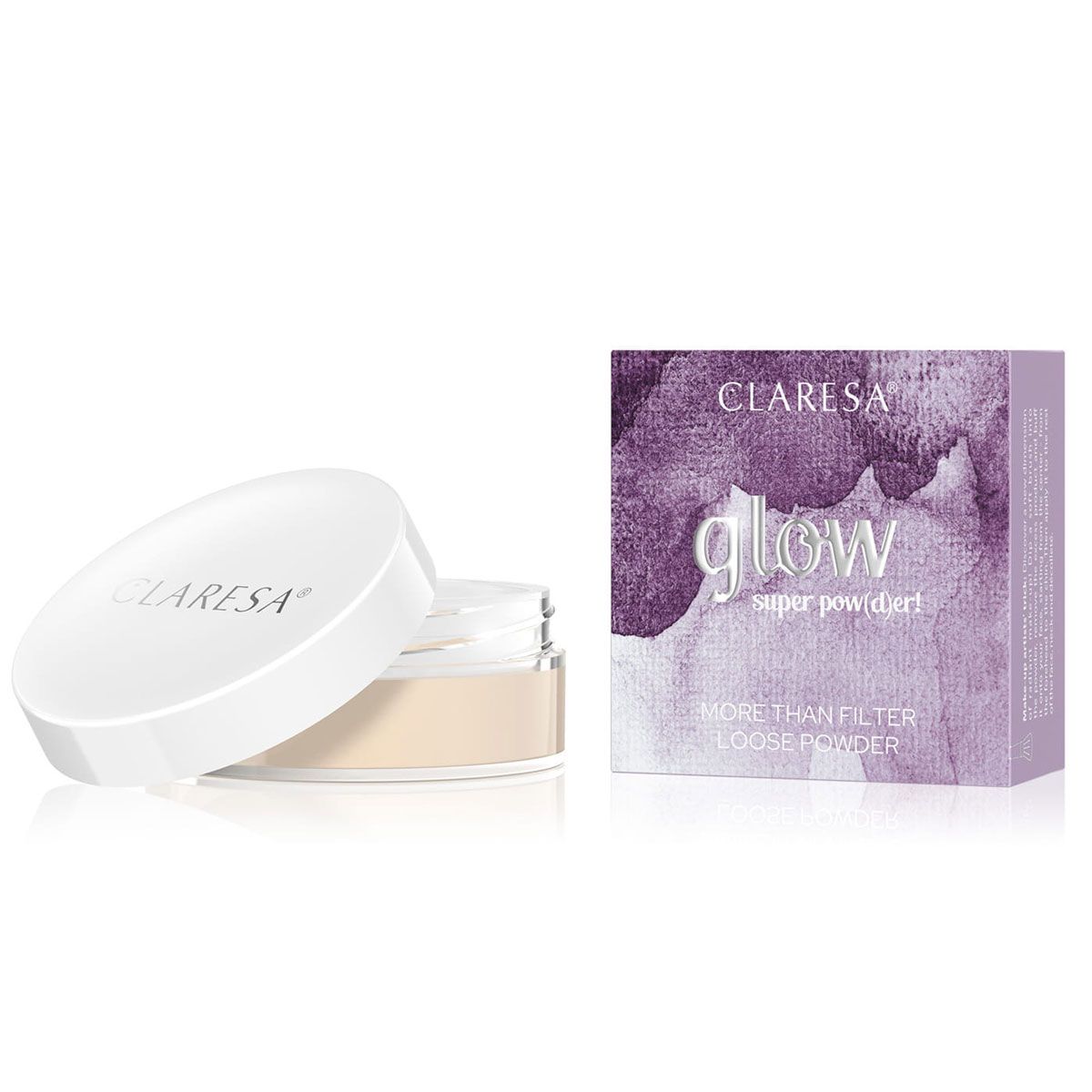 Claresa glow poudre libre super poudrée(d)er ! 12gr.