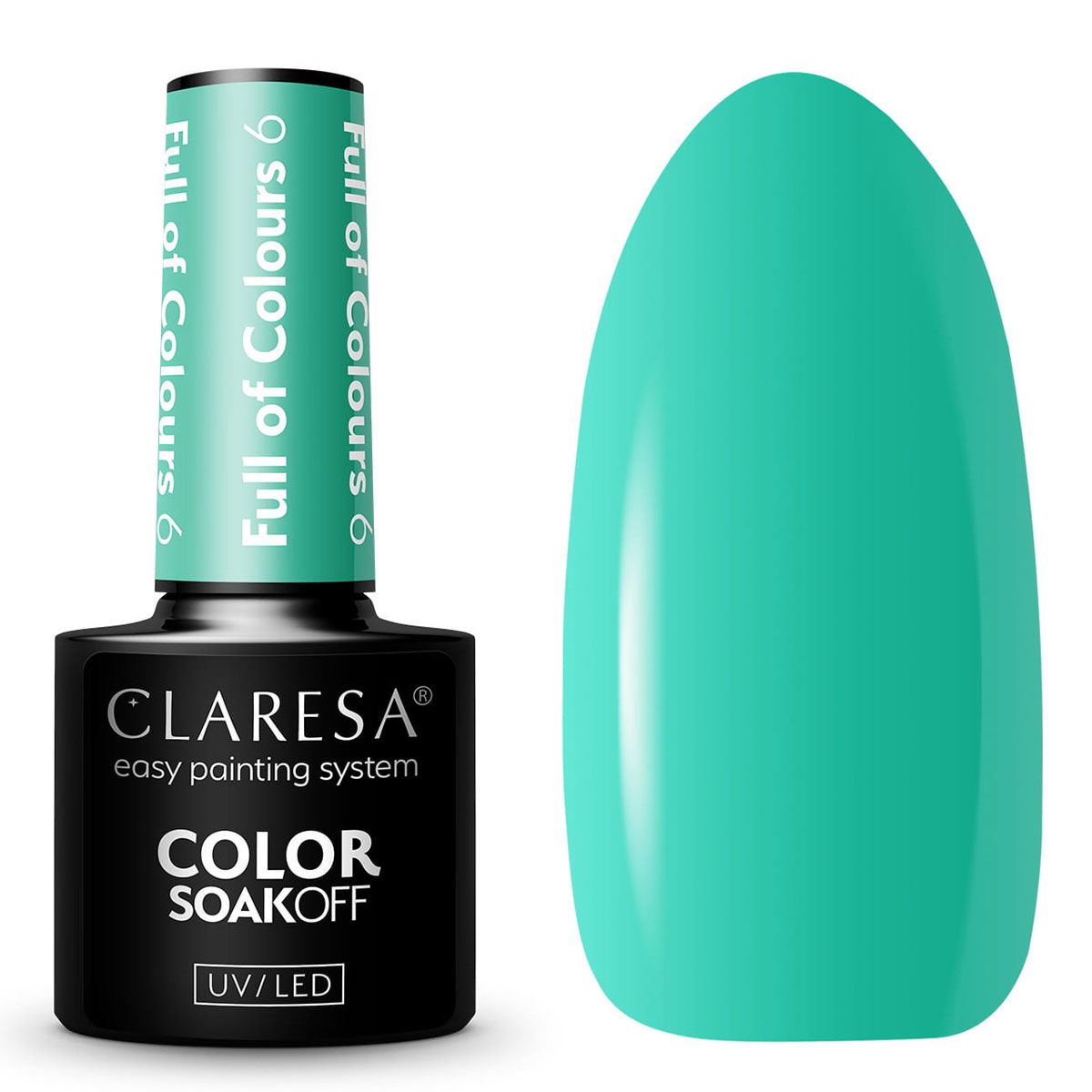 Claresa Vernis Gel UV LED 5 ml Plein de Couleurs 6