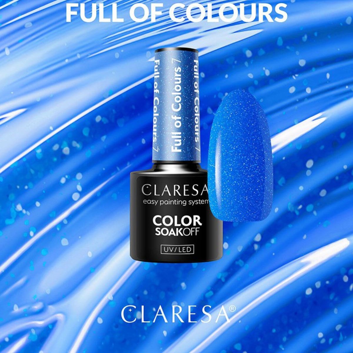Claresa Vernis Gel UV LED 5 ml Plein de Couleurs 7