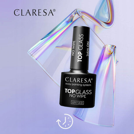 Claresa top coat verre sans lingette 5ml