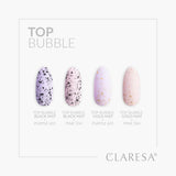 Claresa top coat bubble noir mat sans lingette 5ml