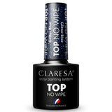 Claresa top coat sans lingette bleu pailleté 5ml