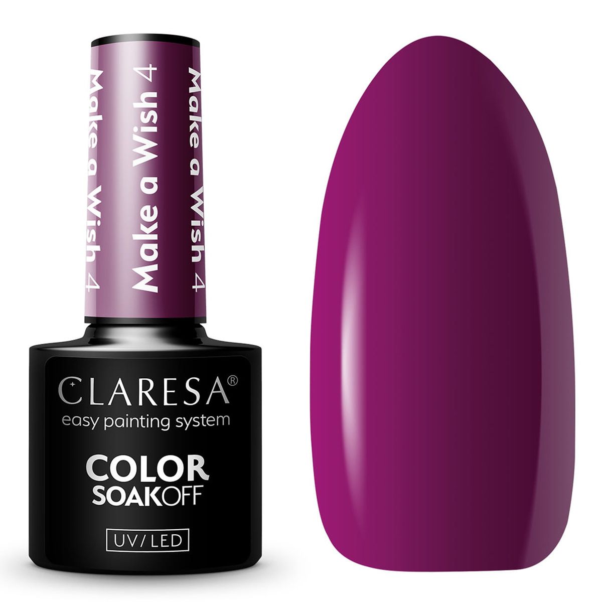 Claresa Vernis Gel UV LED 5 ml Fais un Vœu 4