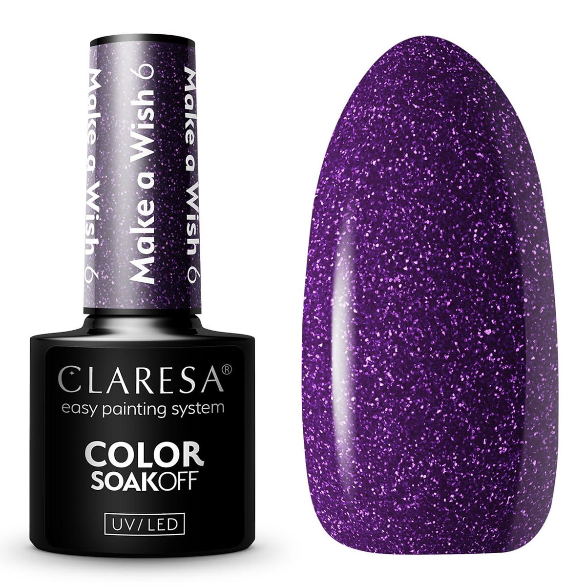 Claresa Vernis Gel UV LED 5 ml Fais un Vœu 6