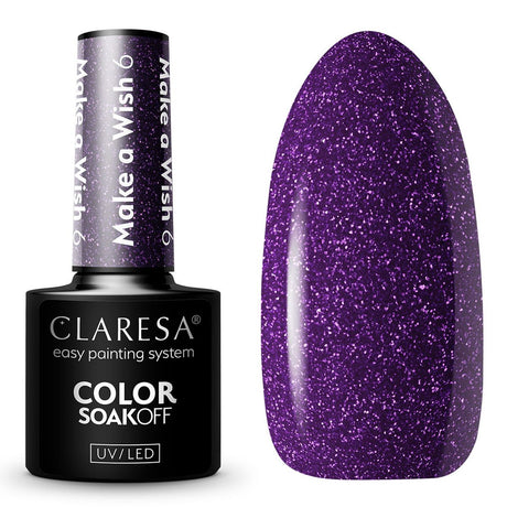 Claresa Vernis Gel UV LED 5 ml Fais un Vœu 6