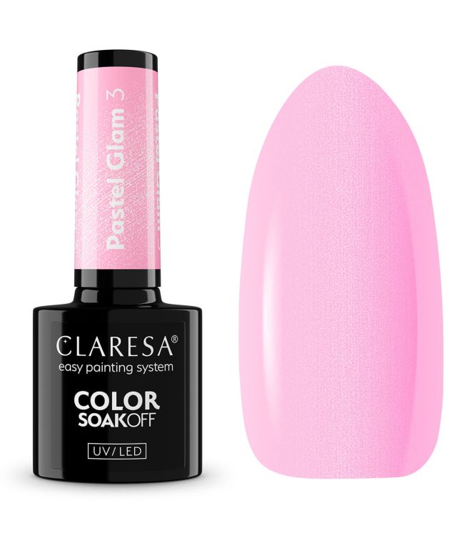Claresa Vernis Gel UV LED 5 ml Pastel Glam 3