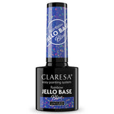 Claresa Rainbow Jello base coat bleu 5ml