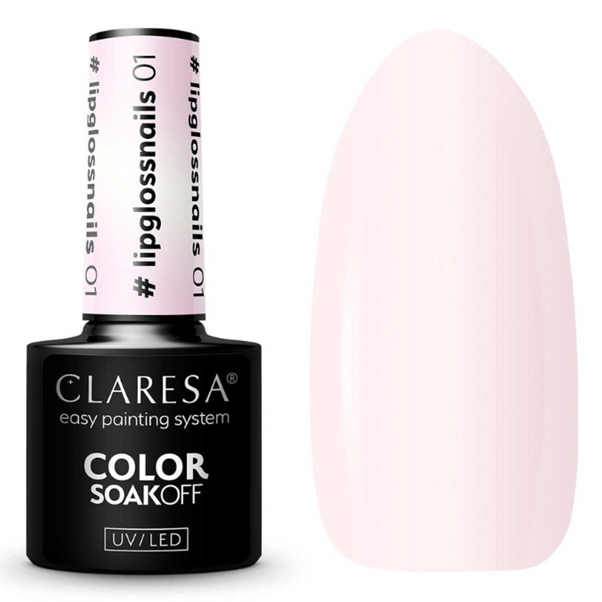 Claresa Vernis Gel UV LED 5ml #lipglossnails 01