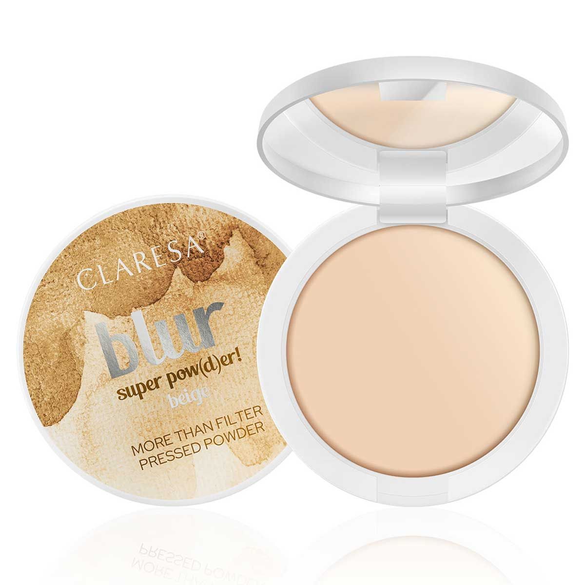 Claresa flou poudre pressée super poudrée(d)er ! beige 10gr.