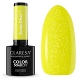 Claresa Vernis Gel UV LED 5 ml Funky Disco 1 Rainure Jaune