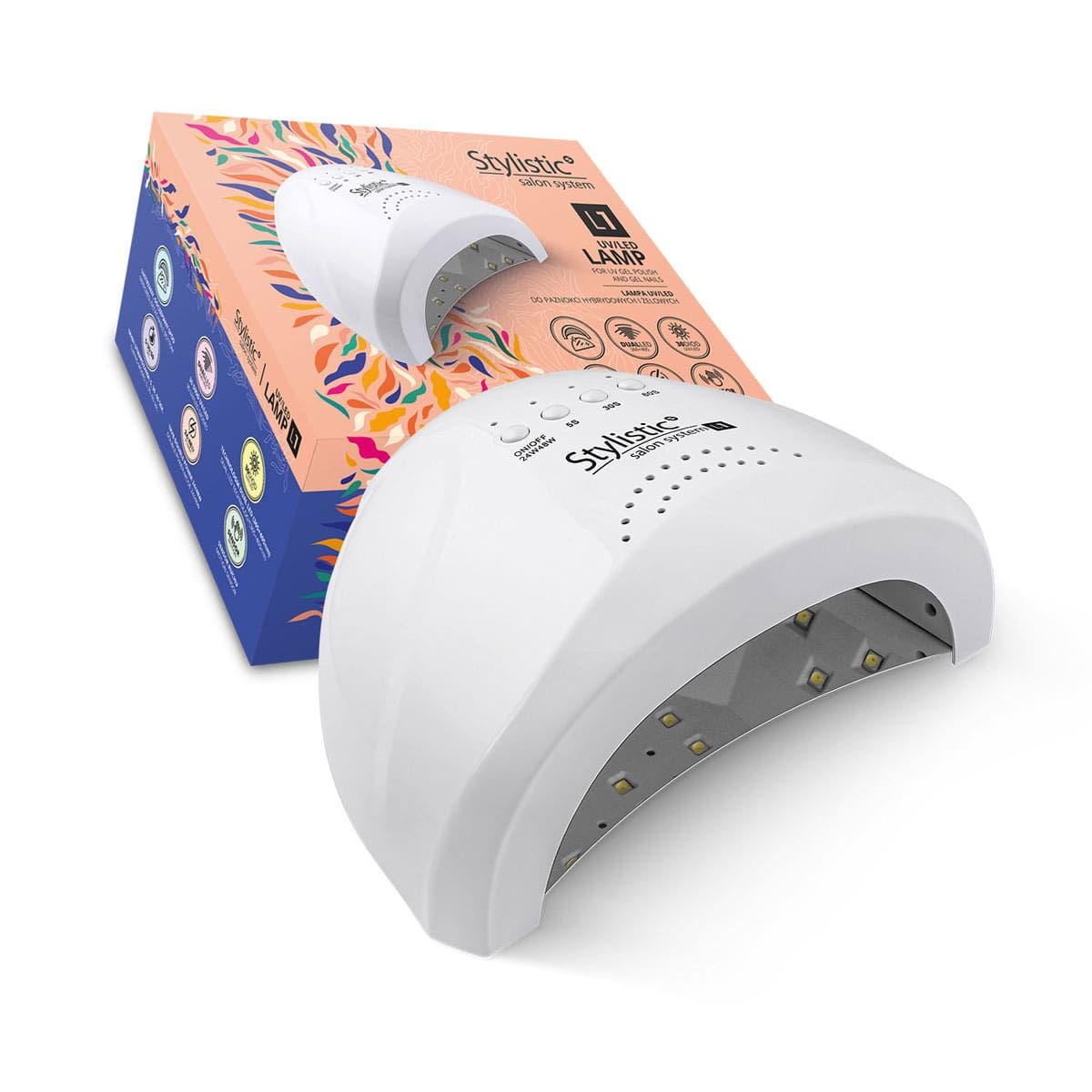 Lampe LED UV Stylistic L1 double 48W blanche