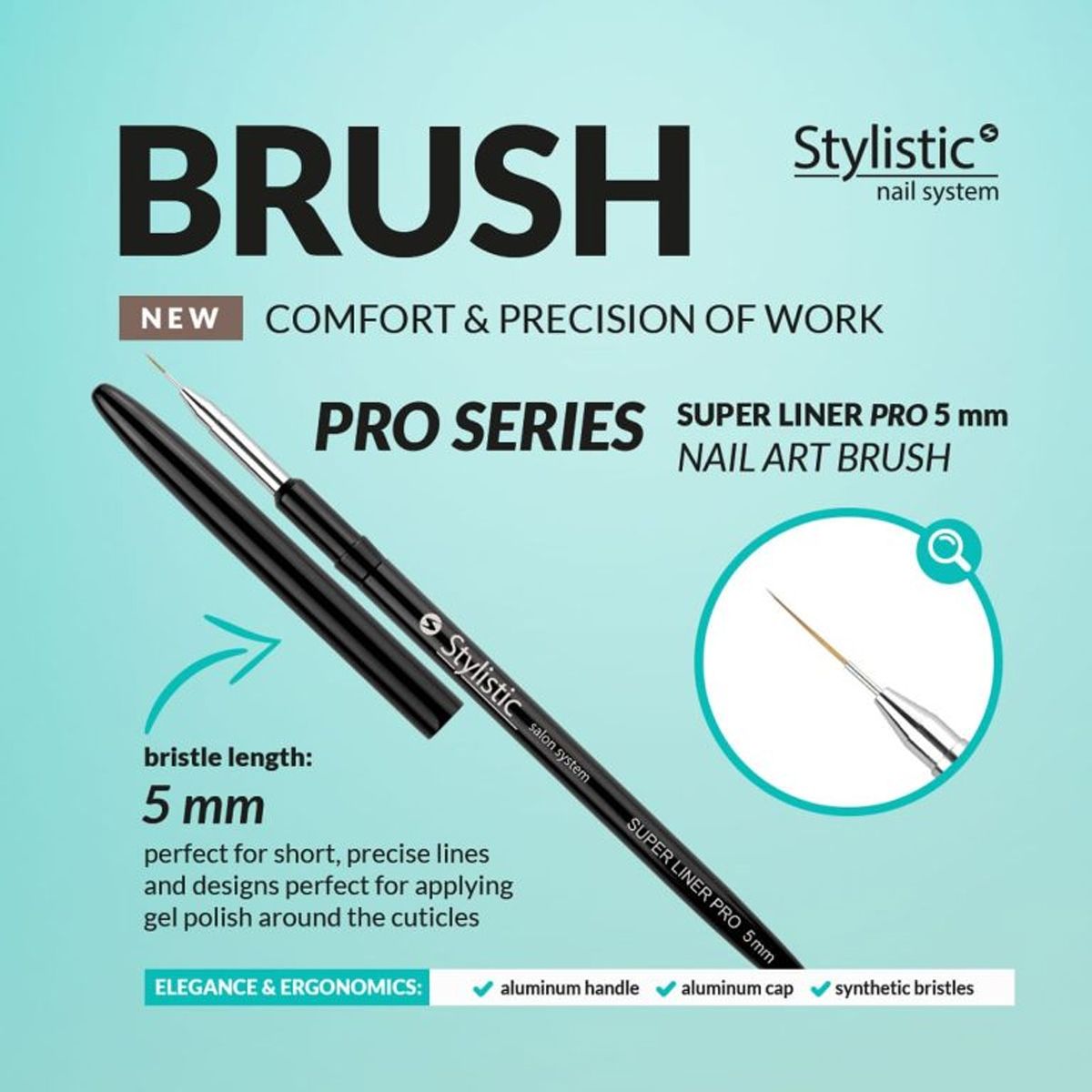 Pinceau stylistique super liner pro 5mm
