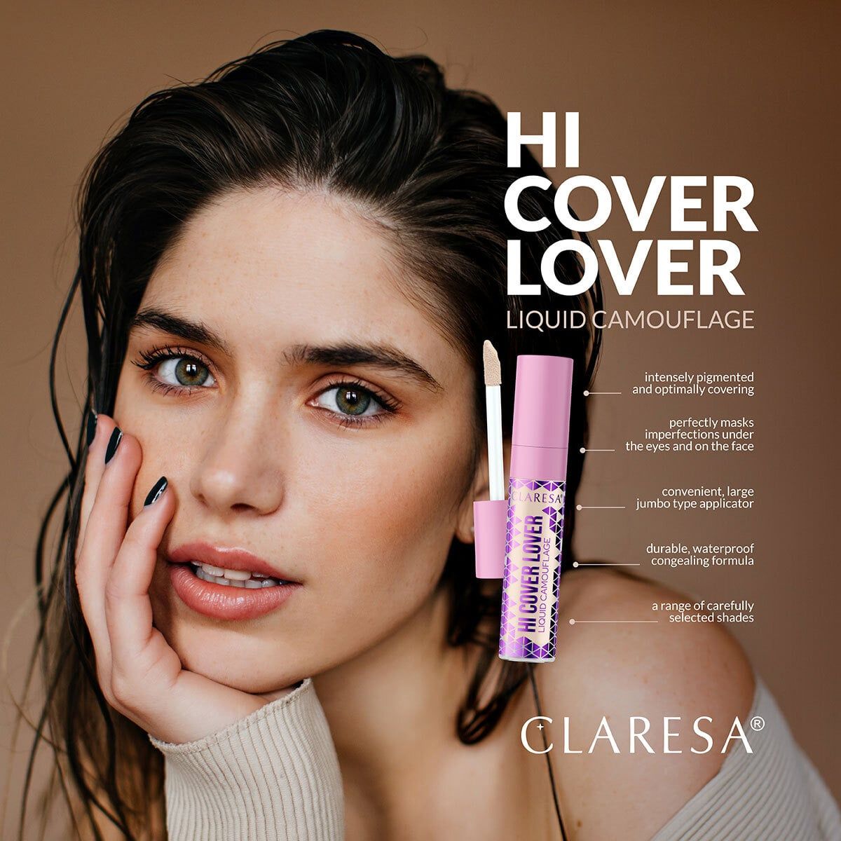 Claresa correcteur hi cover lover 25 sable 8gr.