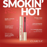 Claresa mascara smokin' hot noir 10ml