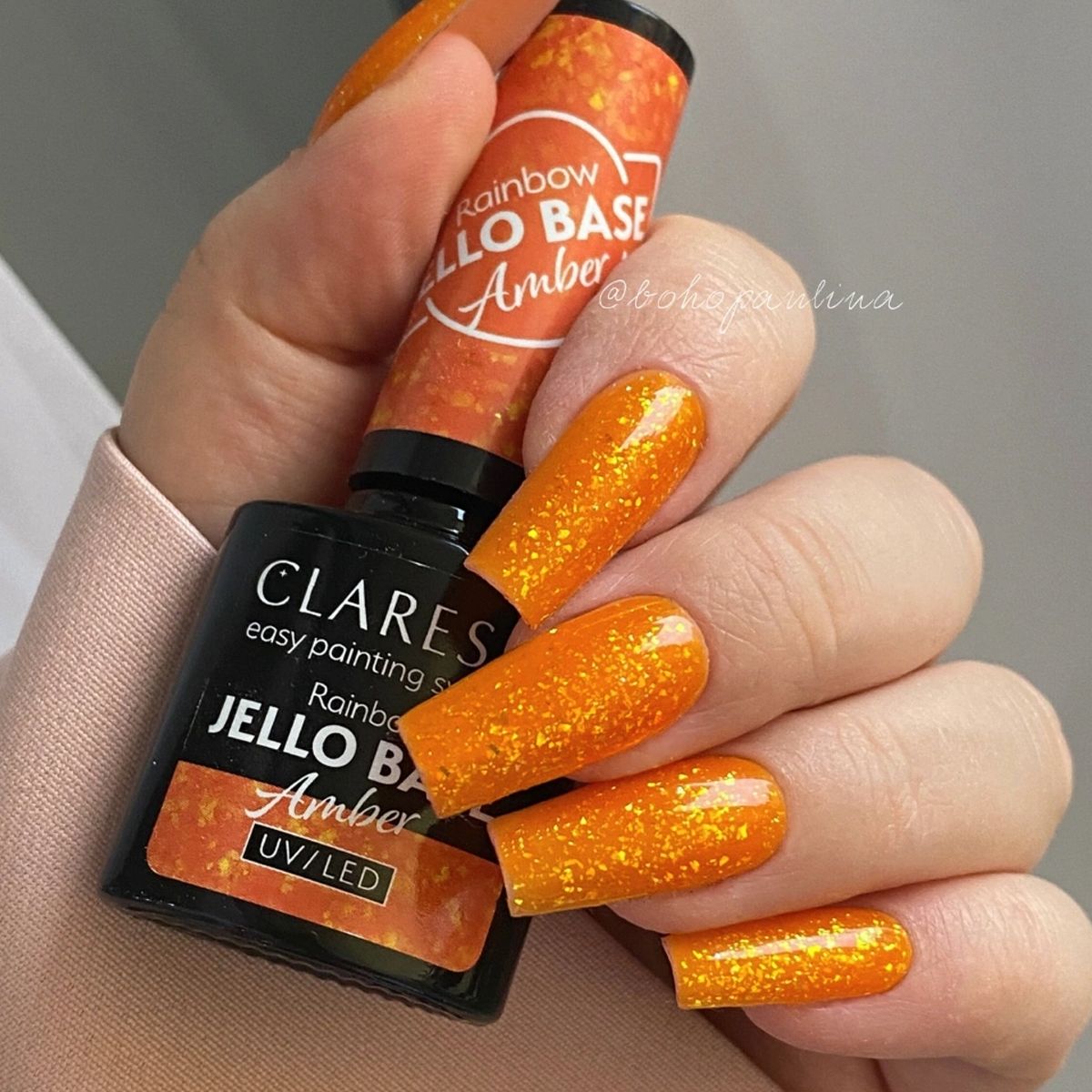 Claresa Rainbow Jello Base Coat Ambre 5 ml