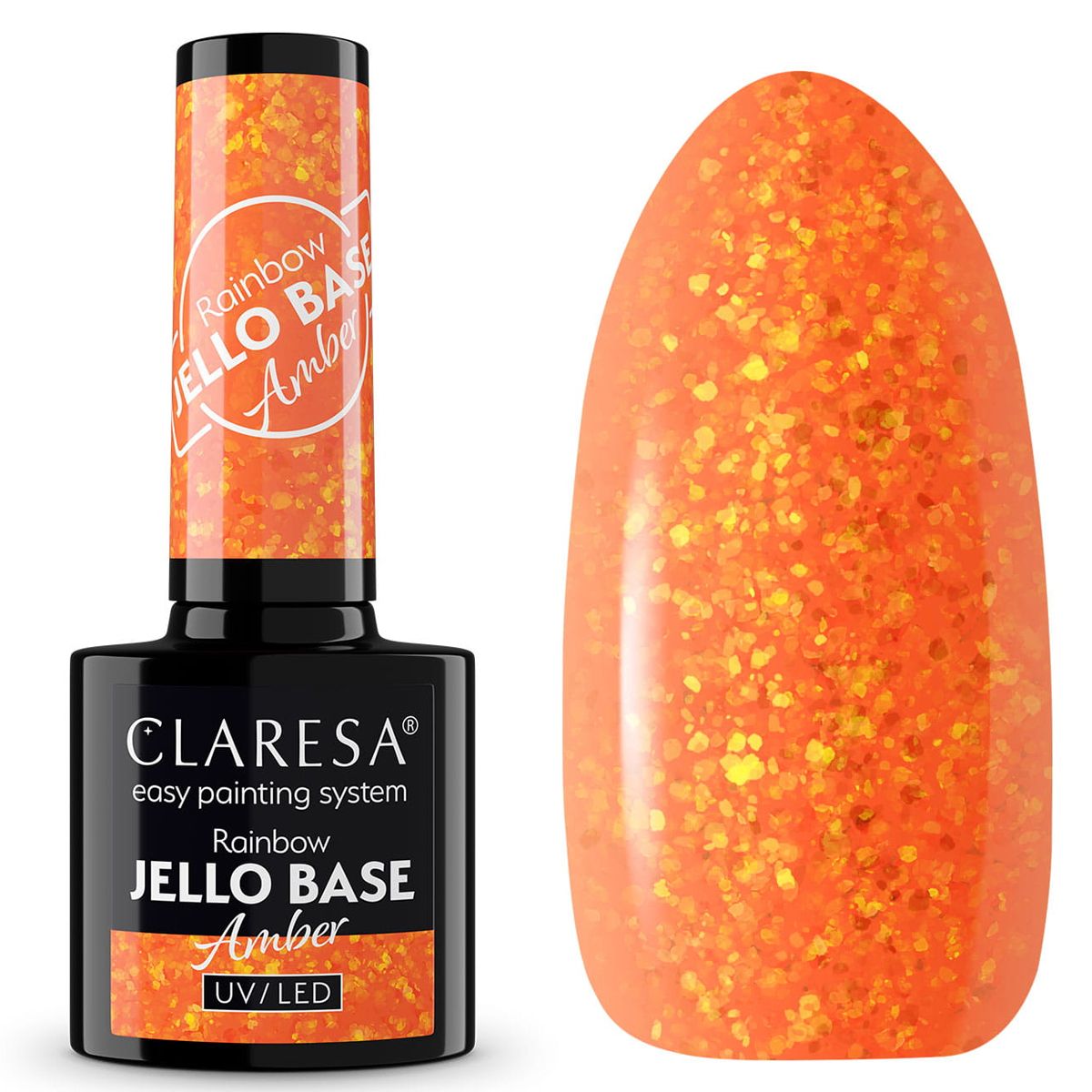 Claresa Rainbow Jello Base Coat Ambre 5 ml