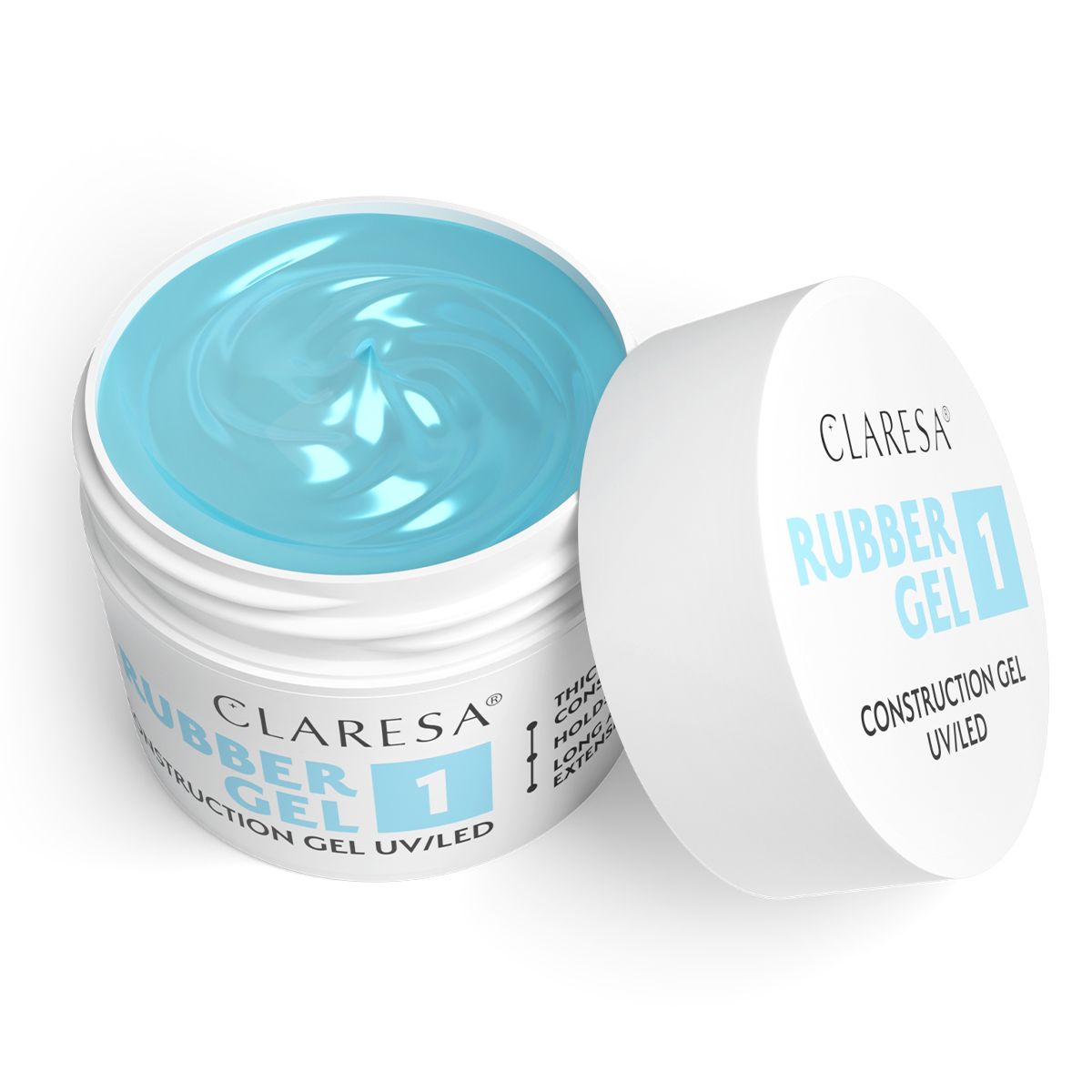 Gel de caoutchouc Claresa 1 transparent 90gr.